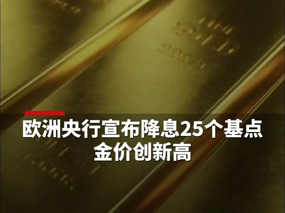 瑞士央行宣布降息!欧洲掀起降息风暴