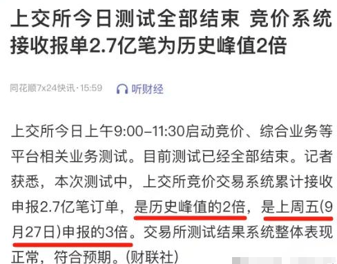 上交所：自10月8日起延长接受指定交易申报指令时间