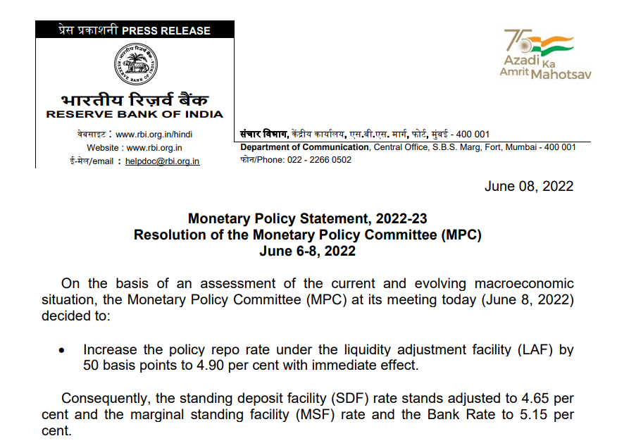 印度央行重大发布！维持基准利率不变 将存款准备金率下调50个基点