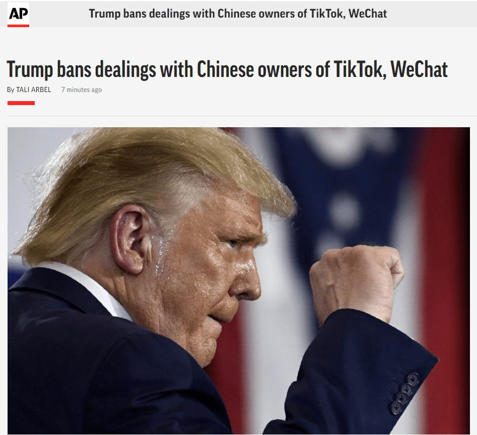 特朗普考虑上任后签署行政令暂停TikTok禁令