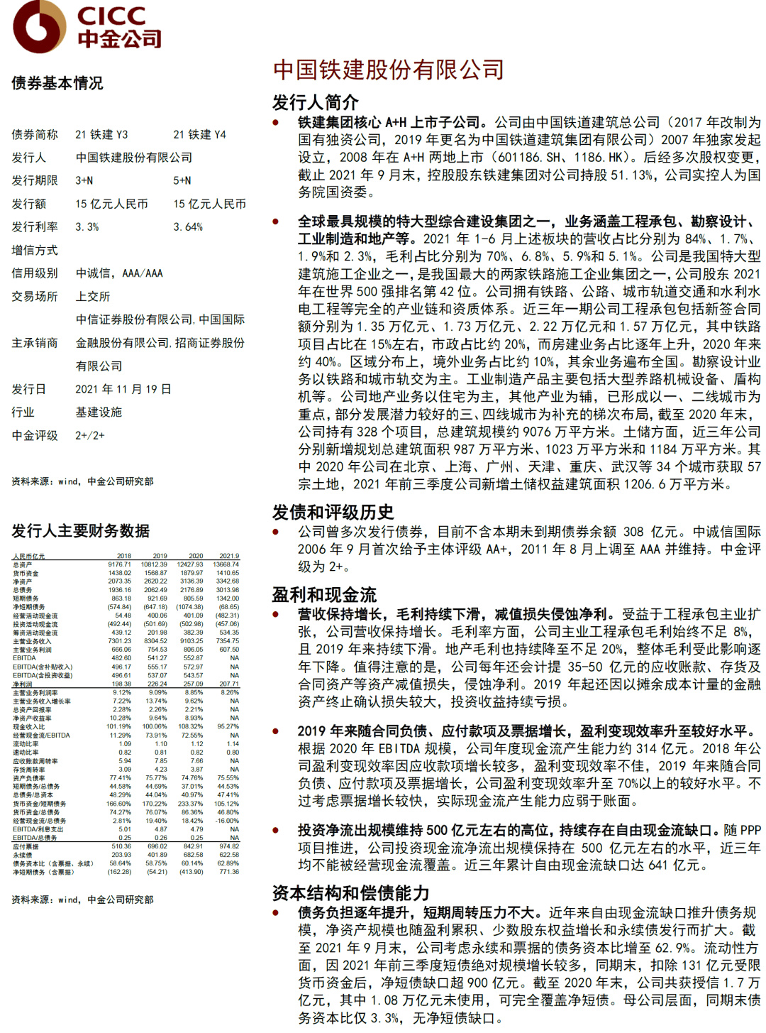 中国铁建房地产80亿元公司债更新至“已反馈”