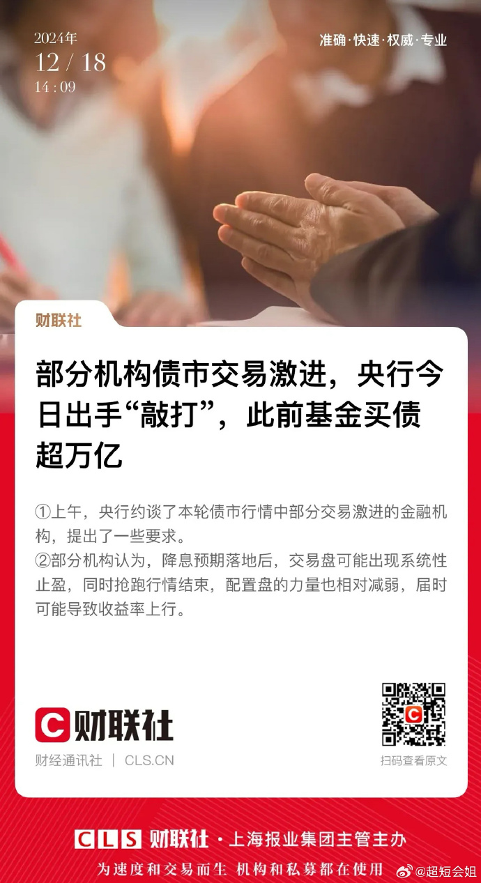 债市早参2月26日|资金面趋紧,MLF缩量续作,债市波动加大;“重庆五虎”之一财信地产破产重整获法院受理