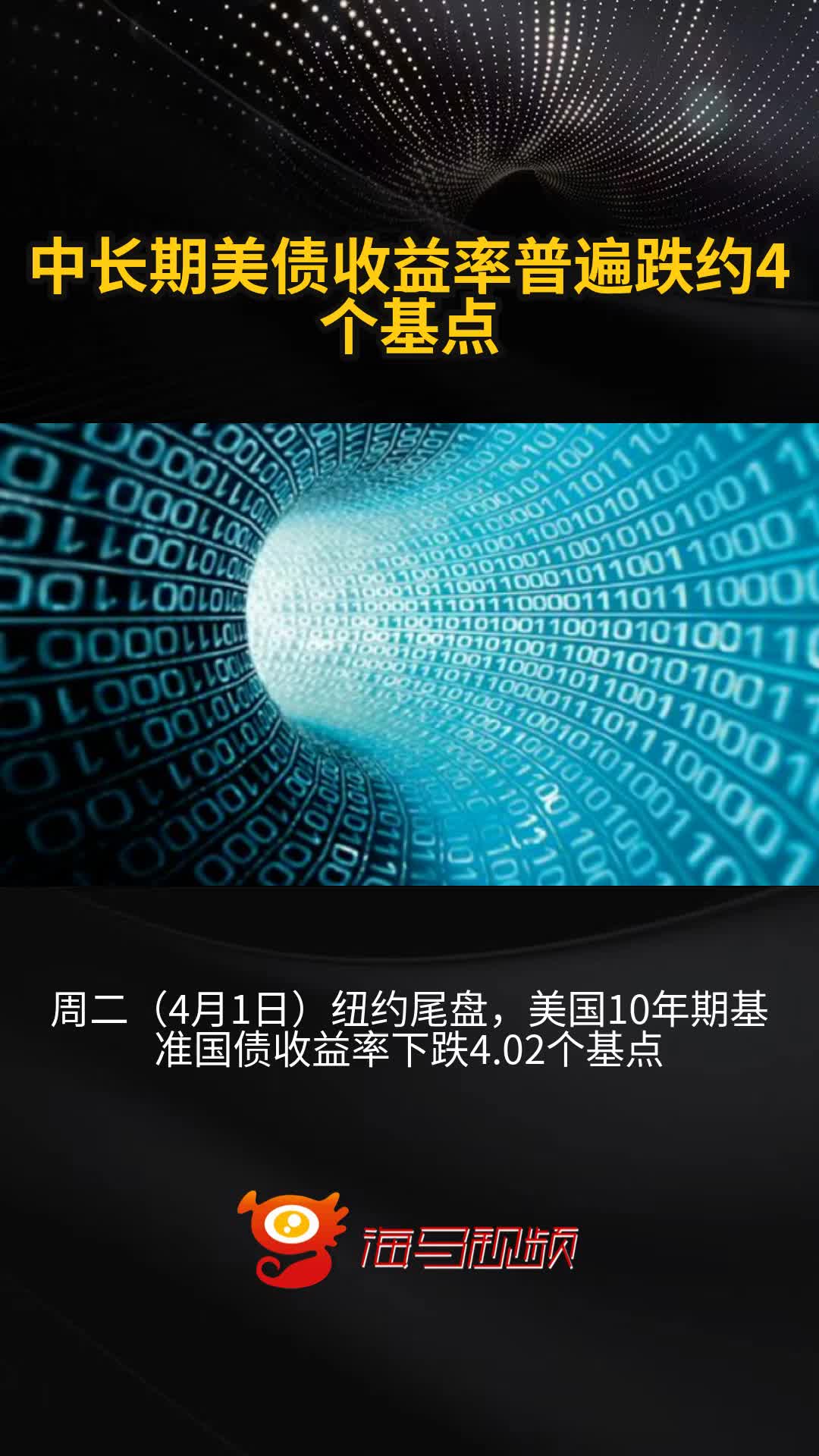 美债收益率涨跌不一,10年期美债收益率跌1.37个基点