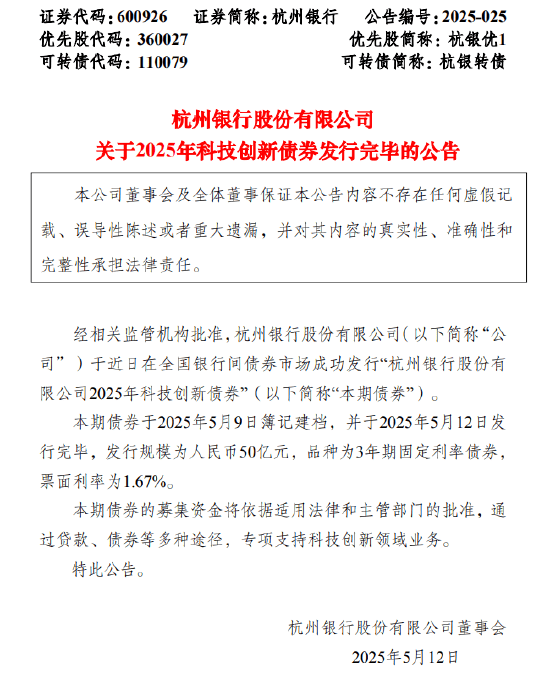 近百家机构发行科技创新债券超2500亿元