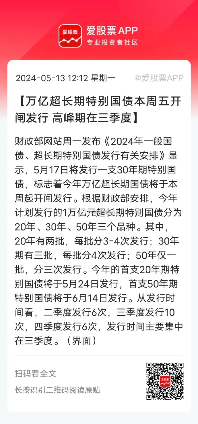 今年首只50年超长期特别国债“发飞” 供给压力下资金面担忧加剧