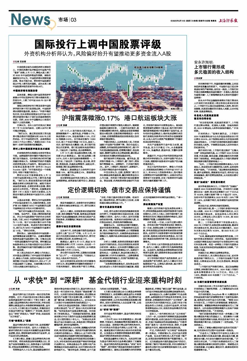 多家国际投行最新发声！纷纷上调中国2025年经济增速预期