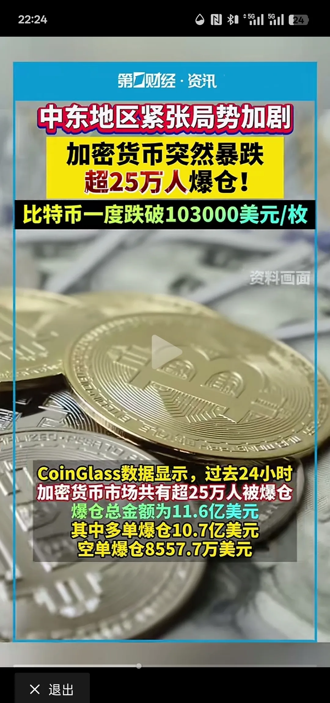 近7万人爆仓 比特币交易额锐减近72%